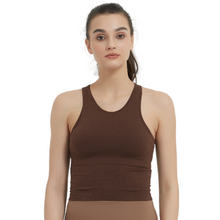 Load image into Gallery viewer, Racerback Tank Brown