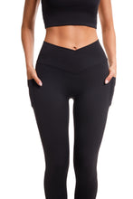 Load image into Gallery viewer, Aura Crossover Leggings