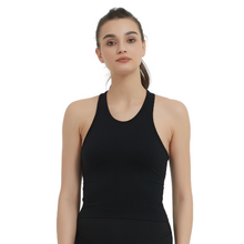 Load image into Gallery viewer, Racerback Tank Black