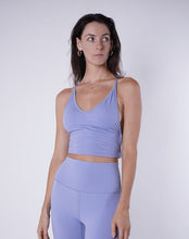 Load image into Gallery viewer, Mia Tie Back Halter Top Windsurfer Blue