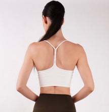 Load image into Gallery viewer, Airy Spaghetti Strap Bralette White
