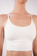 Load image into Gallery viewer, Airy Spaghetti Strap Bralette White