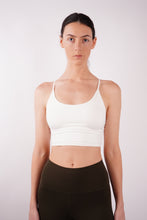 Load image into Gallery viewer, Airy Spaghetti Strap Bralette White