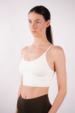 Load image into Gallery viewer, Airy Spaghetti Strap Bralette White
