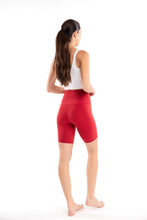 Load image into Gallery viewer, Red Lula Biker Shorts
