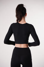 Load image into Gallery viewer, Long Sleeves Crop Top