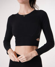 Load image into Gallery viewer, Long Sleeves Crop Top
