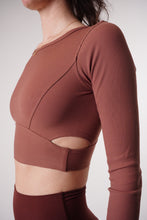 Load image into Gallery viewer, Long Sleeves Crop Top