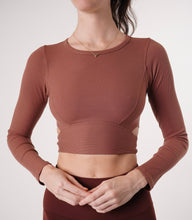 Load image into Gallery viewer, Long Sleeves Crop Top