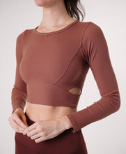 Load image into Gallery viewer, Long Sleeves Crop Top