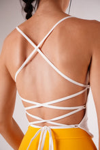 Load image into Gallery viewer, Mia Tie Back Halter Top White