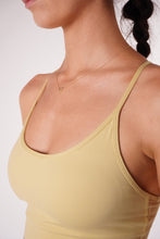 Load image into Gallery viewer, Airy Spaghetti Strap Bralette Pastel Yellow