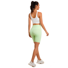 Load image into Gallery viewer, Neon Green Lula Biker Shorts
