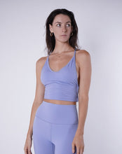 Load image into Gallery viewer, Mia Tie Back Halter Top Windsurfer Blue
